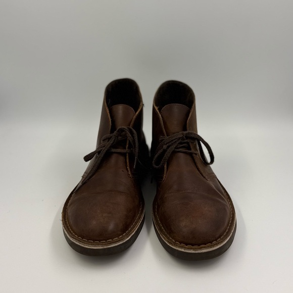 Clarks brown chukka boots men’s size 10 - Picture 2 of 6